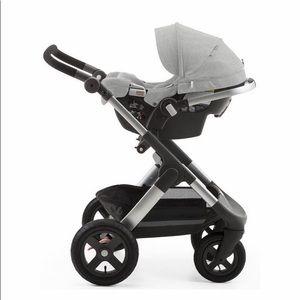 Stokke PIPA by Nuna Child Safety Infant Car Seat & Base, Grey Melange